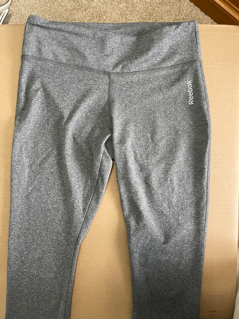 Reebok Gray Cropped Leggings